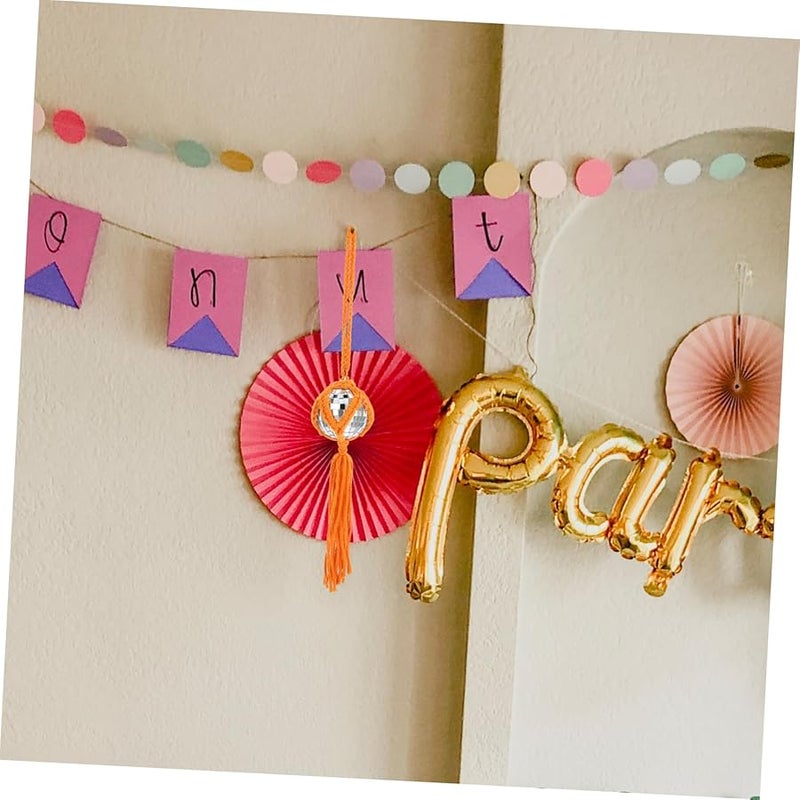 Large Reflective Mirror Disco Ball Hanging Ornament for Party Wedding Decorations - Image 3